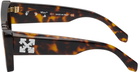 Off-White Tortoiseshell Accra Sunglasses