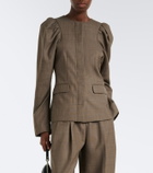Ganni Wool-blend blazer