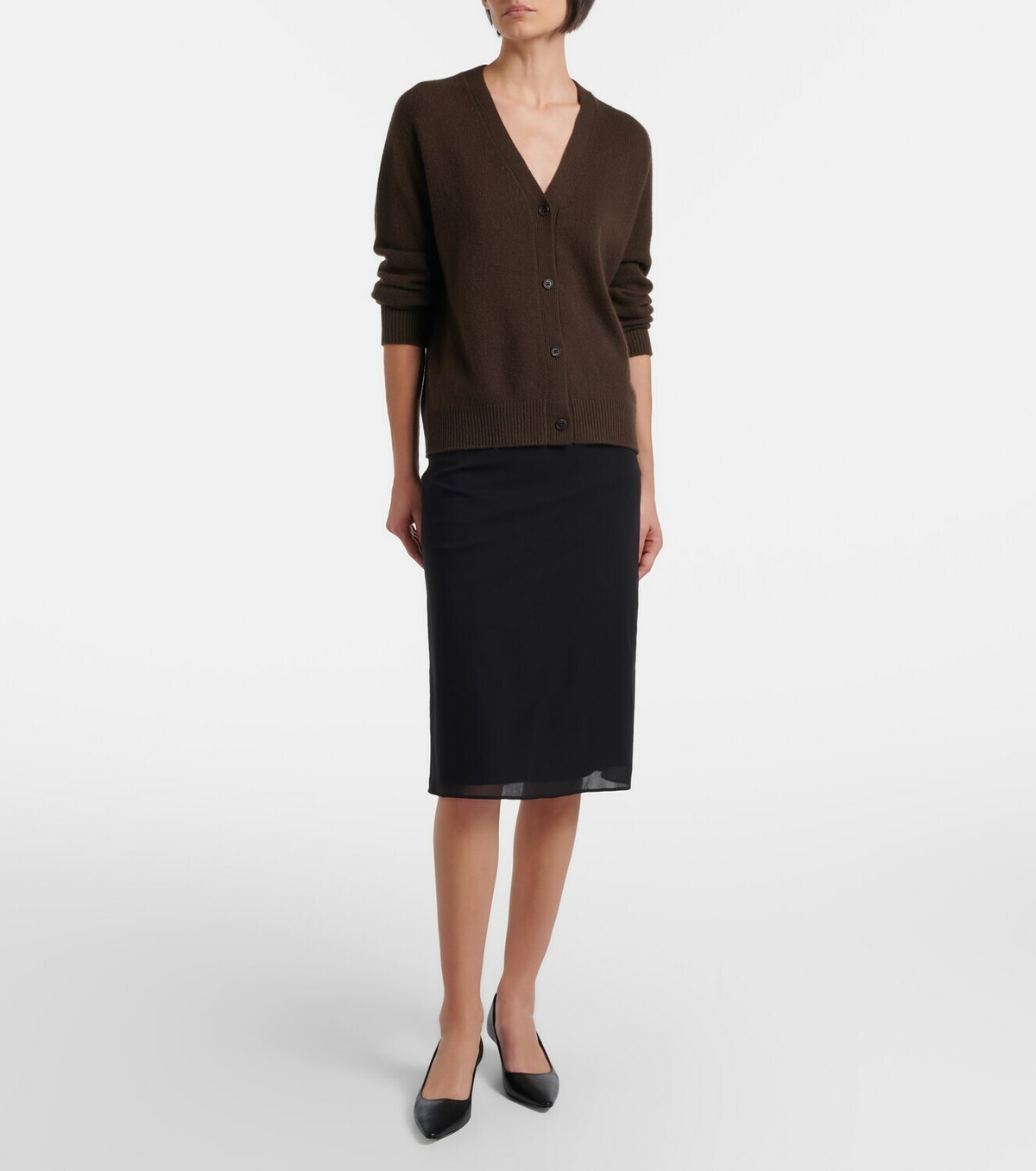 The Row Ovida cashmere cardigan
