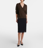 The Row Ovida cashmere cardigan