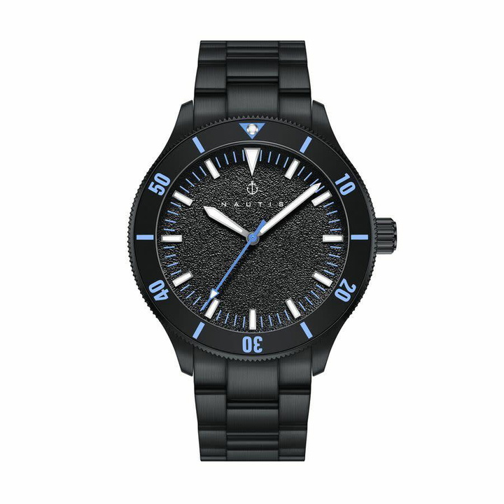 Photo: Nautis Deacon Black Dial Mens Watch NAUN101-4