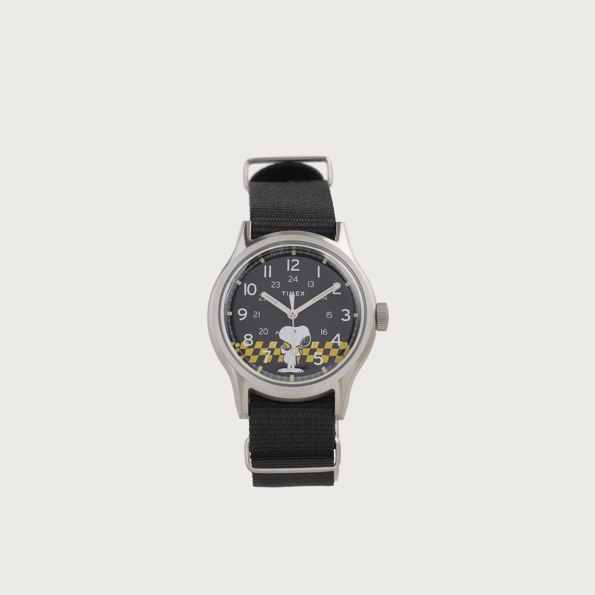 Timex Peanuts Racing MK-1 Watch in Silver/Black