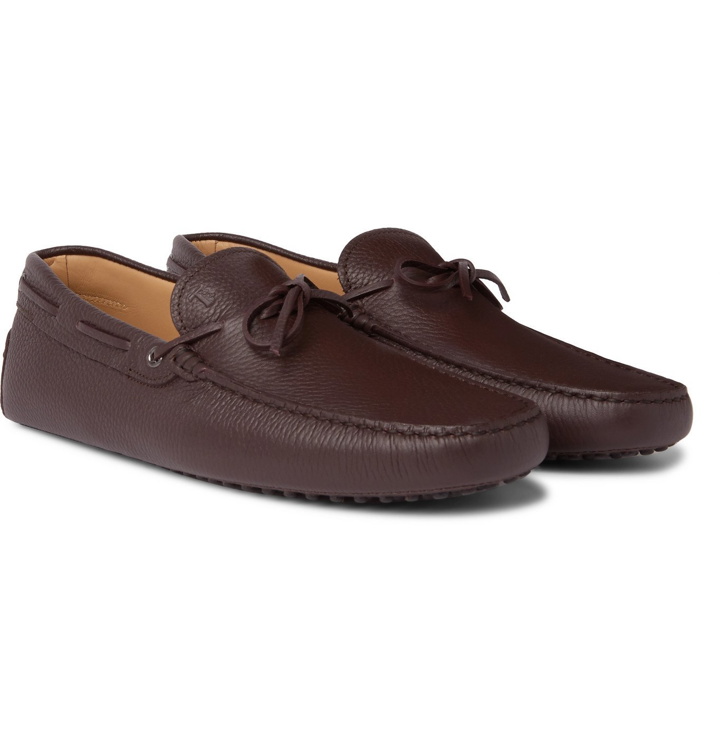Photo: Tod's - Gommino Full-Grain Leather Driving Shoes - Burgundy