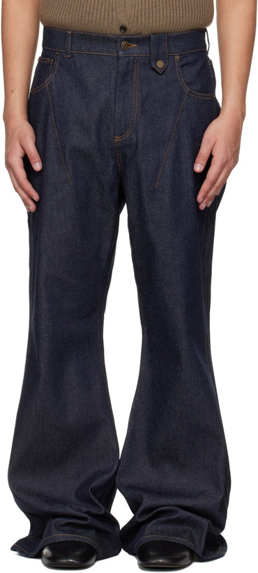 Photo: EGONlab Navy Overscaled Jeans
