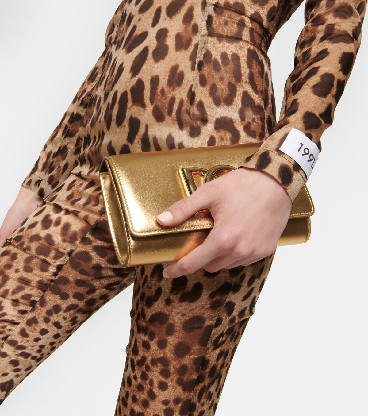 Dolce&Gabbana - x Kim leopard-print silk-blend jumpsuit