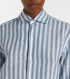 Ralph Lauren Collection Capri striped linen shirt