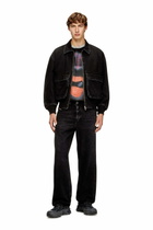 Diesel Jacket in denim - Denim Jackets - Unisex - Black