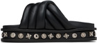 Toga Virilis Black Soft Leather Sandals