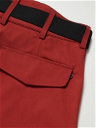 Loro Piana - Straight-Leg Belted Virgin Wool-Blend Ski Pants - Red