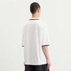 END. Piquet Polo in Off White/Ciner Black