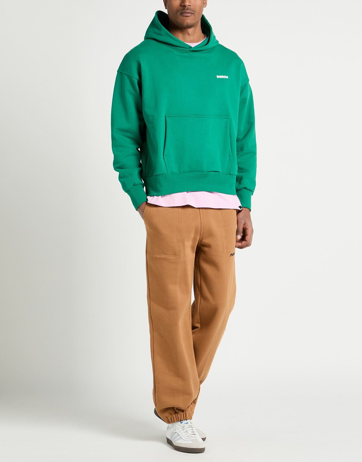 Barrow Mens Sweatshirt in Green