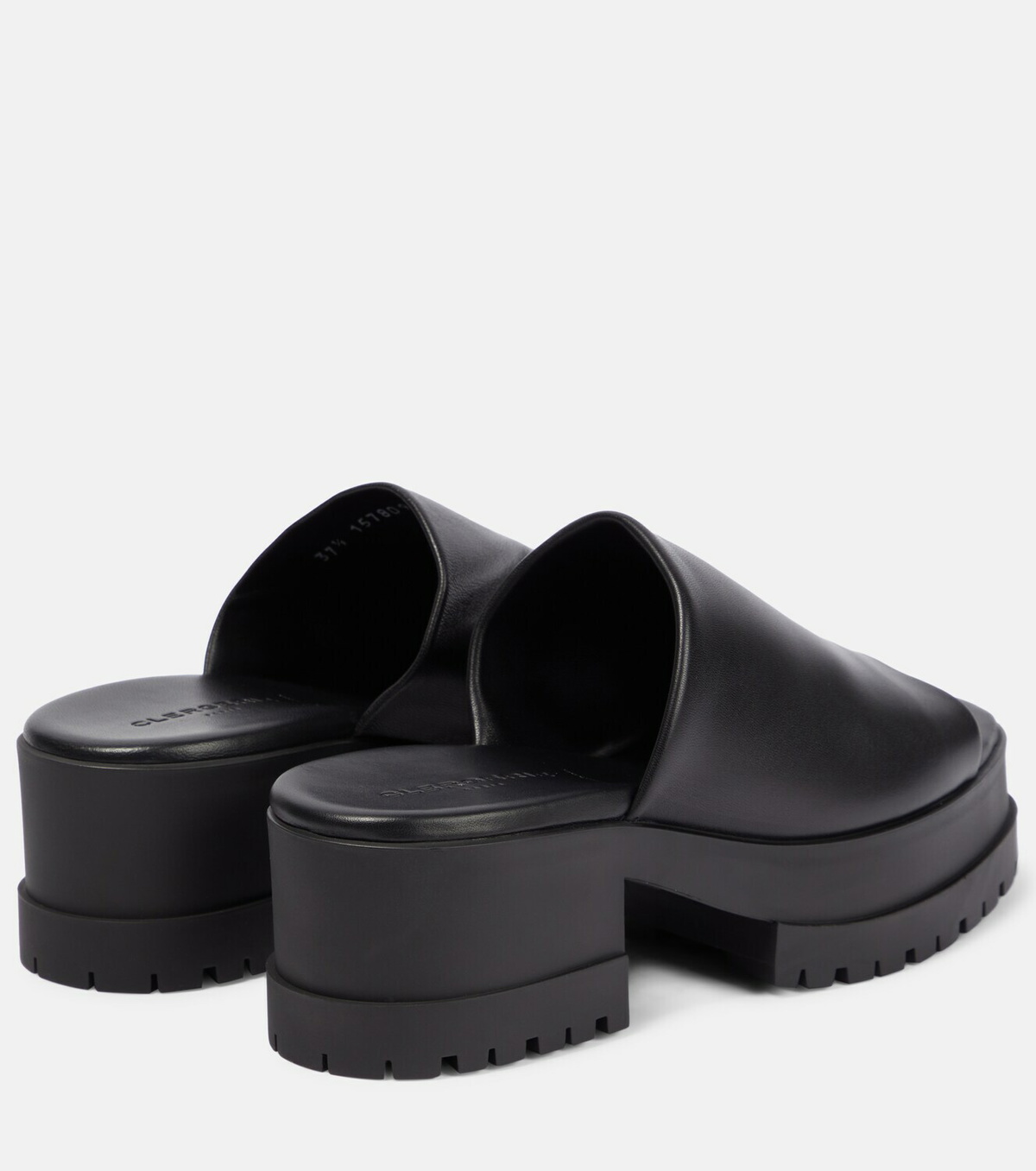 Clergerie - Wiam leather platform mules Clergerie