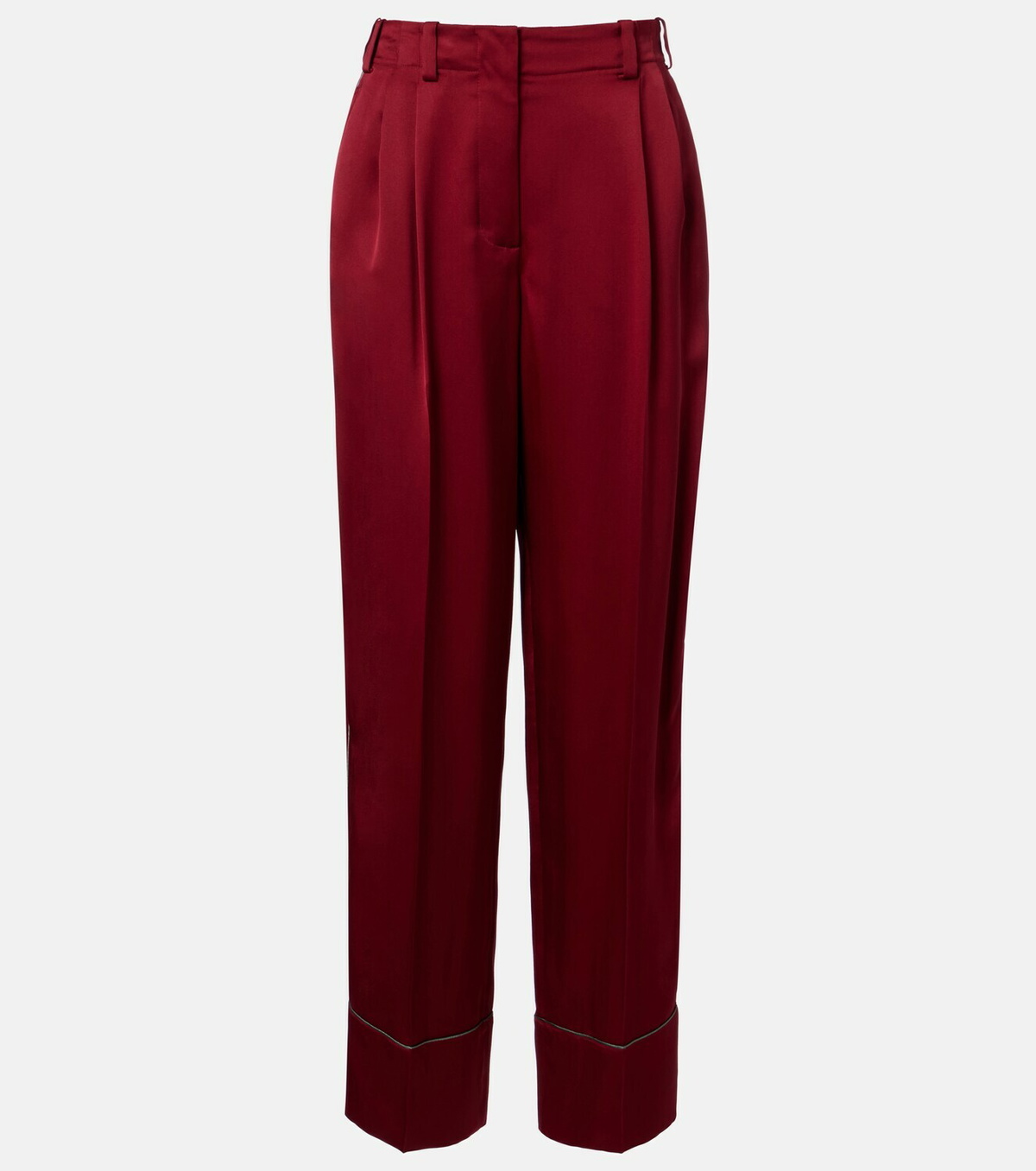 Givenchy Silk satin wide-leg pants