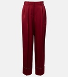 Givenchy Silk satin wide-leg pants