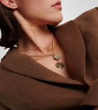 Foundrae Dream & Reverie 18kt gold charm necklace with diamonds