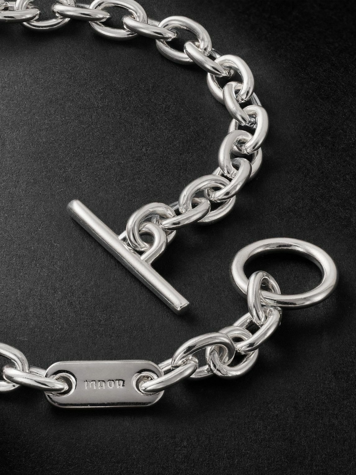 M. Cohen - Cuadro Toggle Sterling Silver Chain Bracelet - Silver M