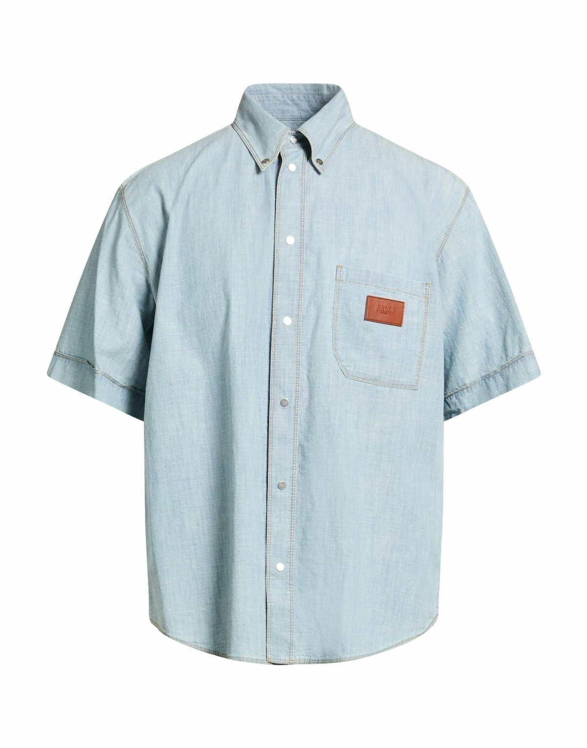 Fendi Mens Denim shirt in Blue