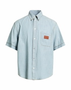 Fendi Mens Denim shirt in Blue