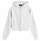 Represent Women's Slim Fit Zip Sweatshirt in Grey Marl