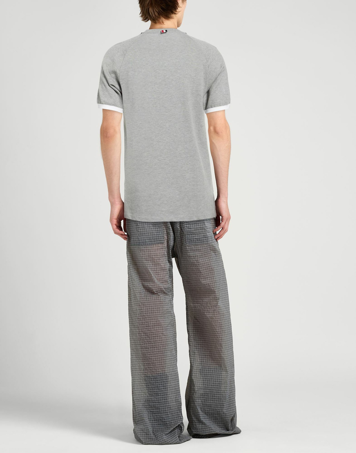 Thom Browne Mens T-shirt Light in Grey