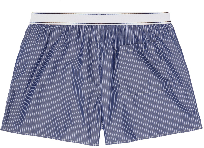 Sporty & Rich Blue Serif Boxer Briefs