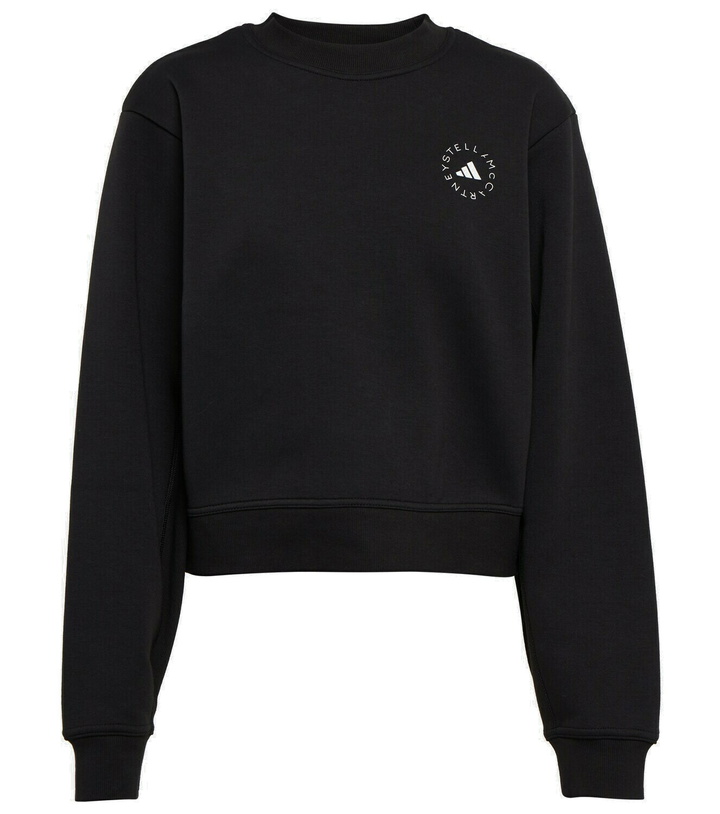 Photo: Adidas by Stella McCartney - Logo cotton-blend jersey sweatshirt