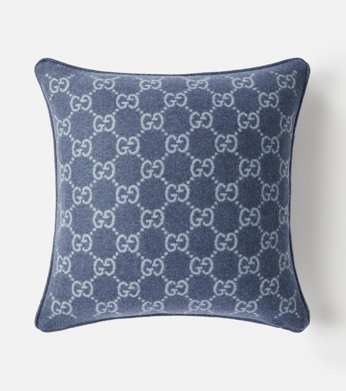 Gucci GG jacquard wool and cashmere cushion