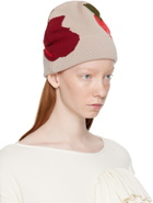 JW Anderson Beige Apple Beanie