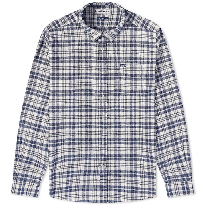 Photo: Barbour Men's Waldon Tailored Shirt in Mid Blue