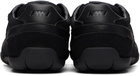 Hugo Black Mixed-Material Sneakers