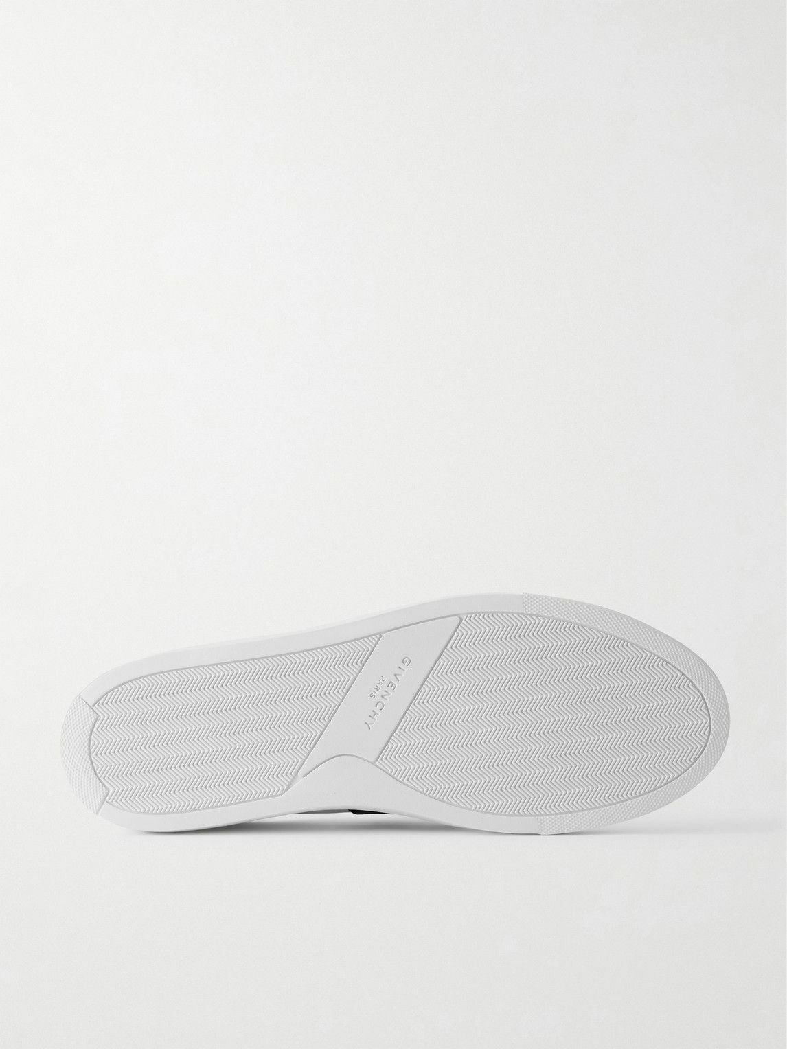 Givenchy - Urban Street Logo-Appliquéd Webbing-Trimmed Leather Slip-On Sneakers - White