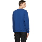 John Elliott Blue Oversized Crewneck Sweatshirt