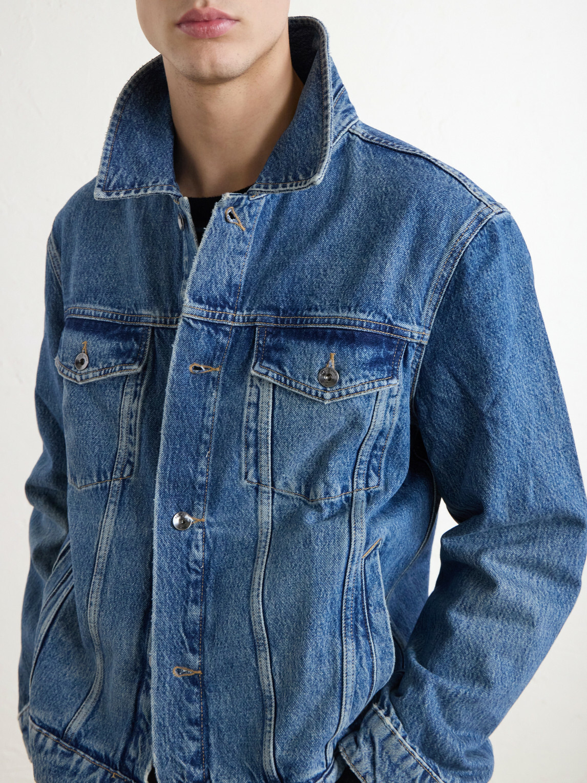 Rag & Bone - Denim Trucker Jacket - Blue