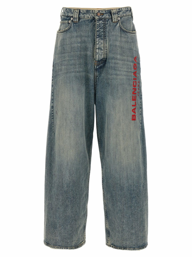 Photo: Balenciaga Logo Embroidery Jeans