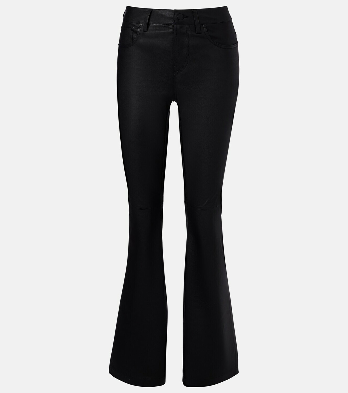 AG Jeans Sophie leather bootcut pants