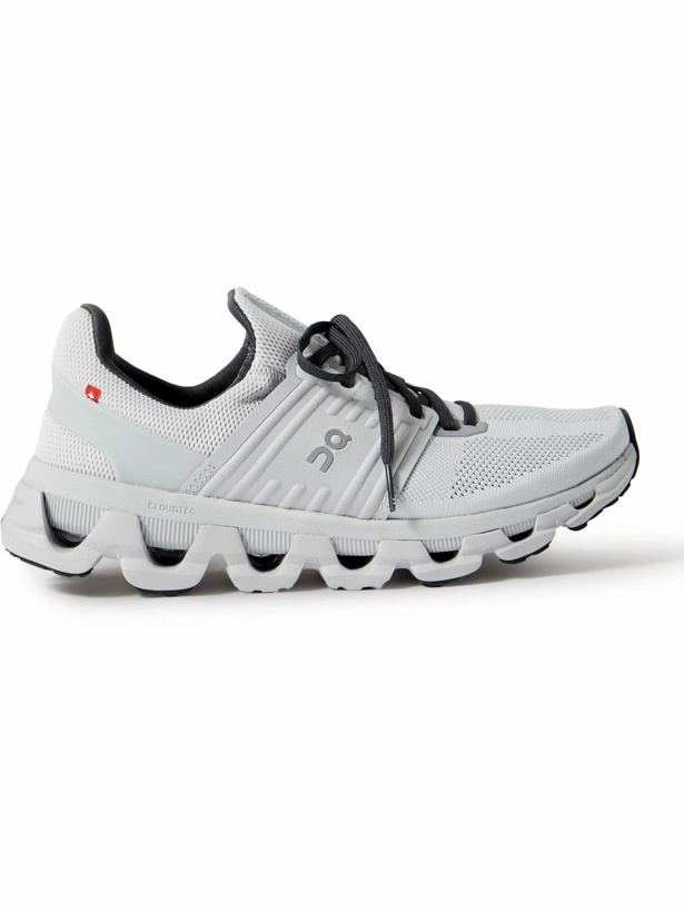 Photo: ON - Cloudswift 3 AD Recycled-Mesh Running Sneakers - Gray
