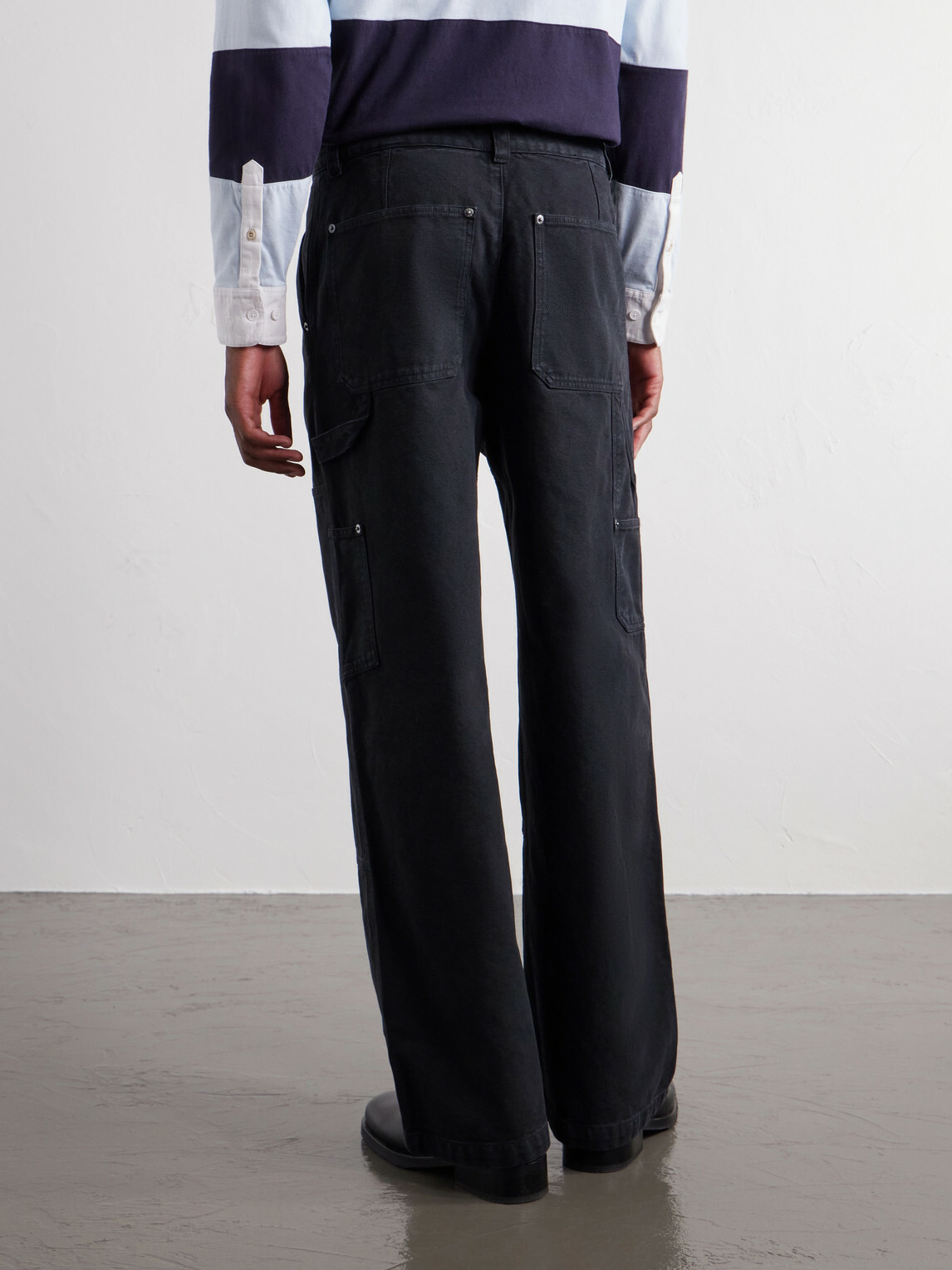 A.P.C. - Don Wide-Leg Panelled Jeans - Black