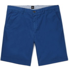 Hugo Boss - Crigan Stretch-Cotton Twill Shorts - Men - Blue