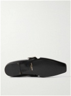 SAINT LAURENT - Tristan Buckled Leather Loafers - Black