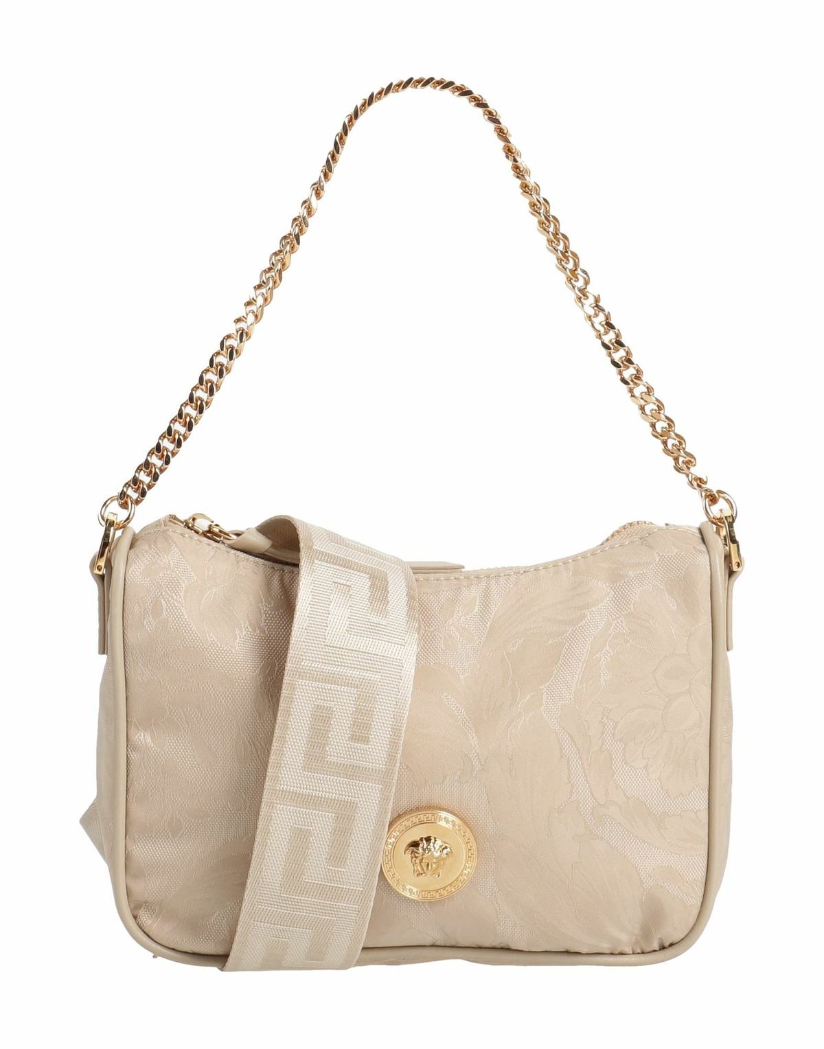 Versace Womens Cross-body bag in Beige