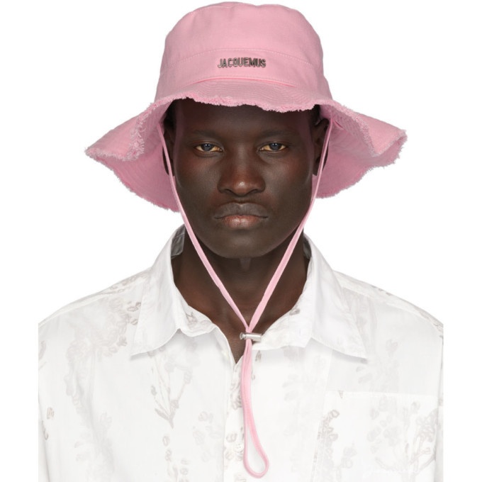 Photo: Jacquemus Pink Le Bob Artichaut Bucket Hat