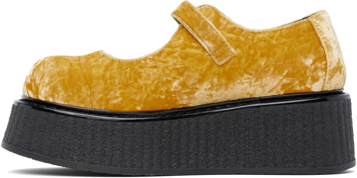 Moschino Yellow Olivia Loafers