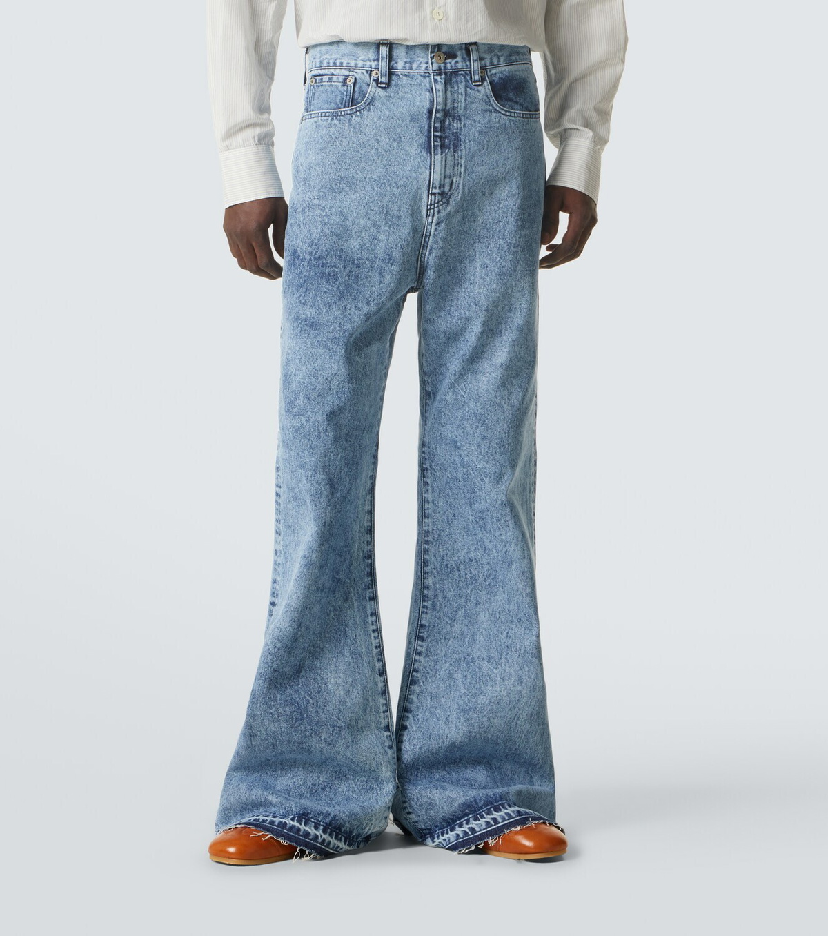 Junya Watanabe High-rise flared jeans