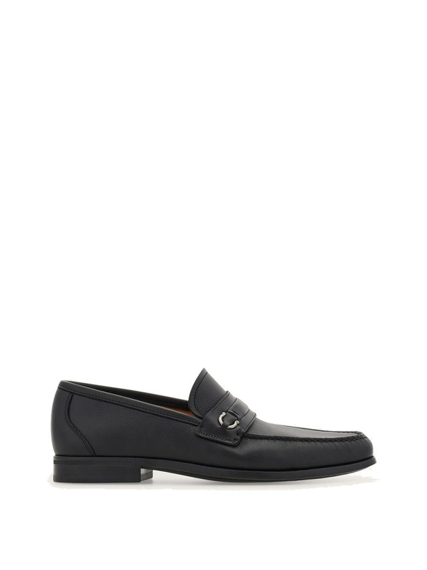 Photo: Ferragamo Mens Gancini loafer in Black