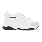 Dsquared2 White Bumpy 551 Sneakers