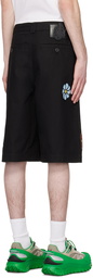 Moncler Genius 1 Moncler JW Anderson Black Bermuda Shorts