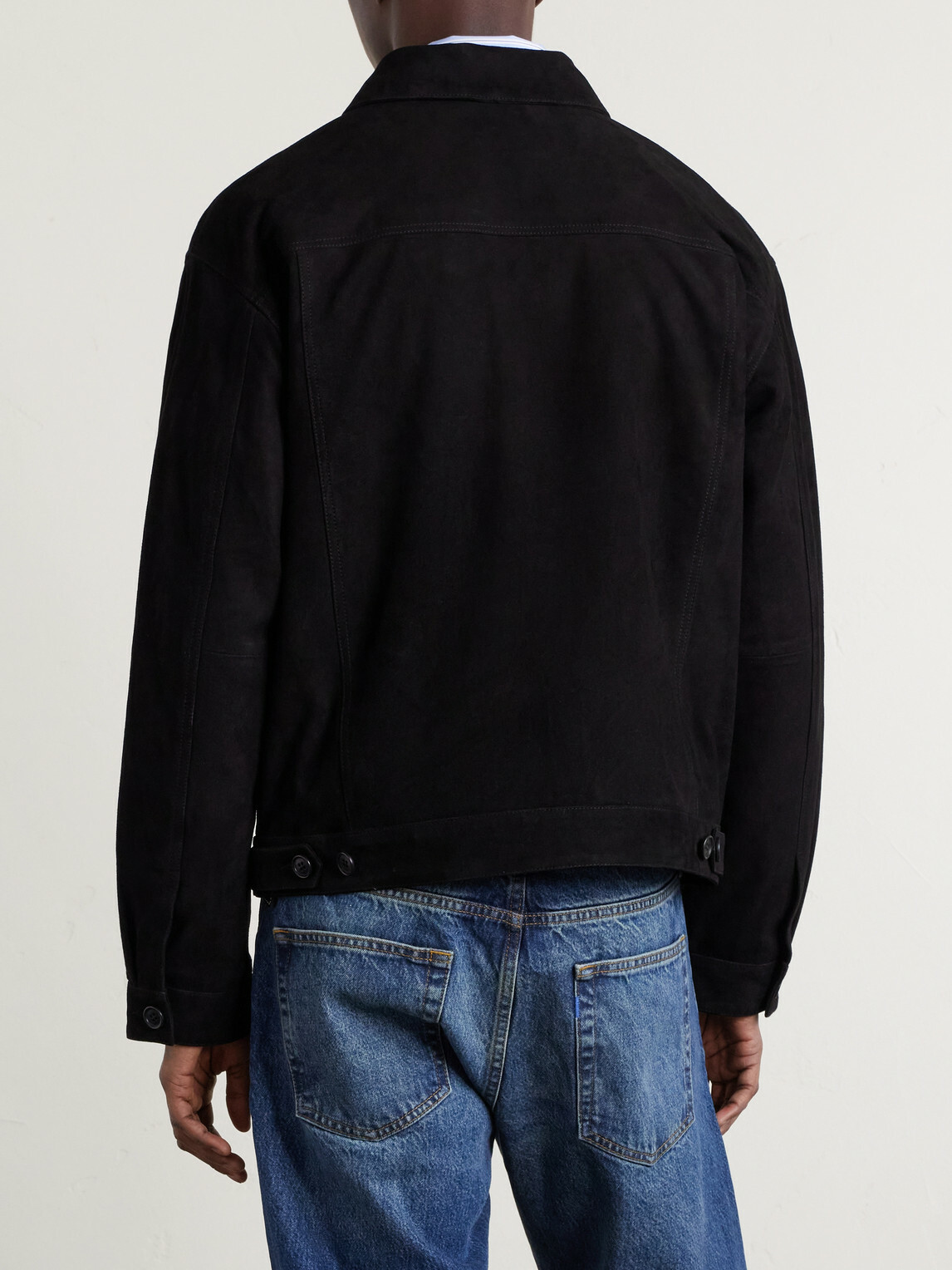 NN07 - Roy 90031 Suede Jacket - Black