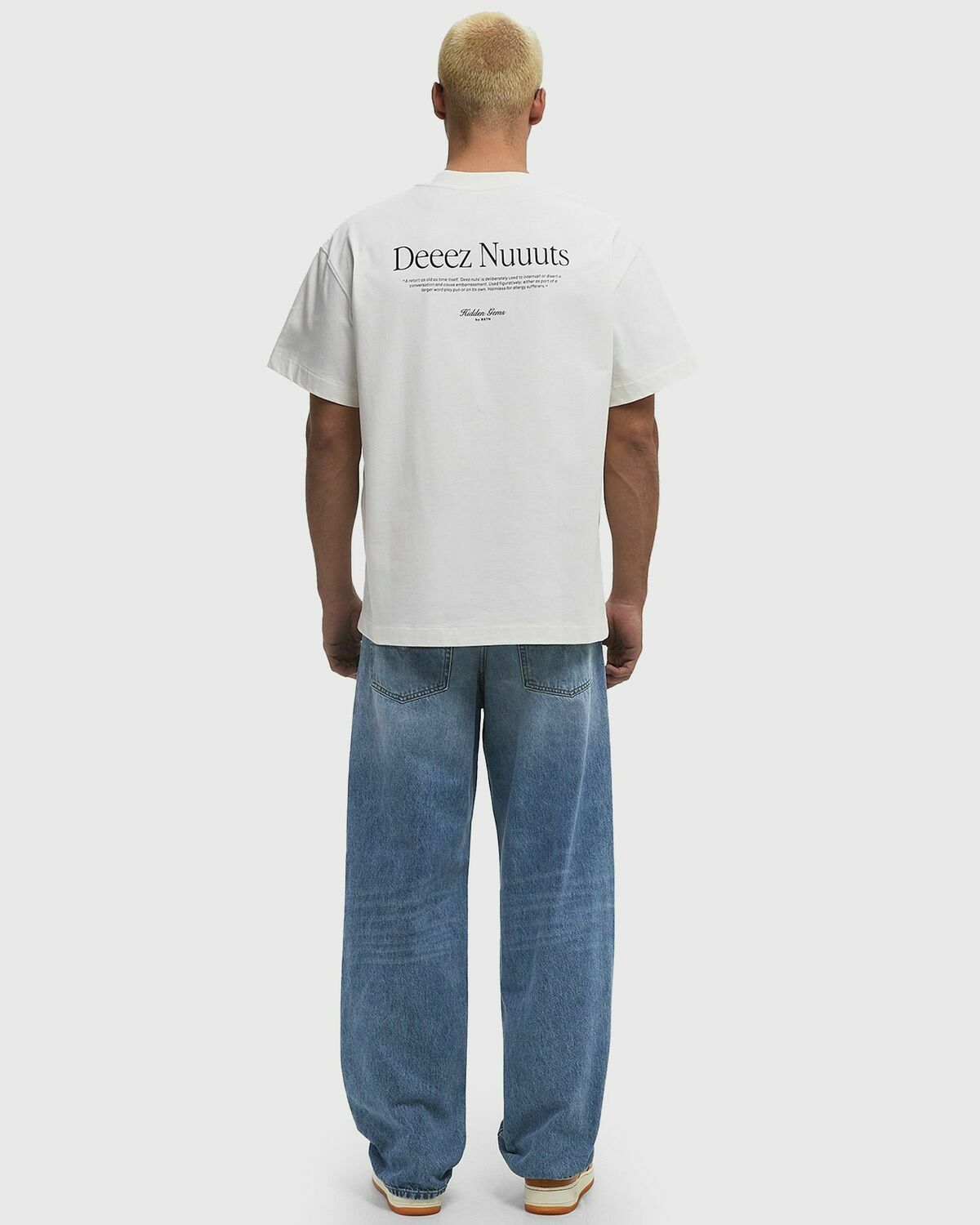 BSTN Brand Lyrics Tee White Mens Shortsleefe