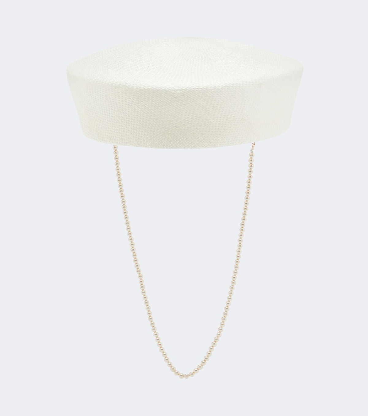 Ruslan Baginskiy Faux-pearl straw hat
