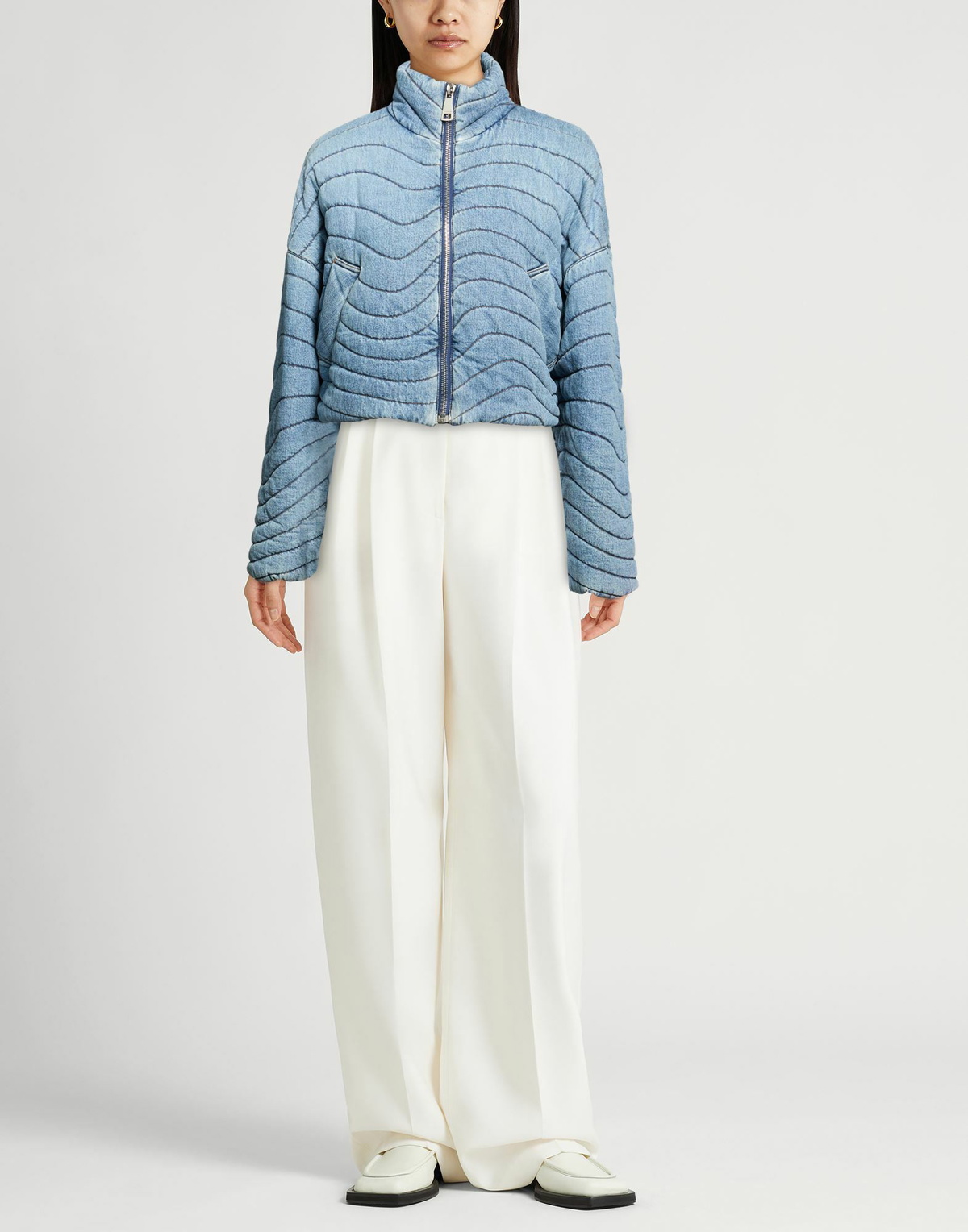 Khrisjoy Womens Puffer in Blue
